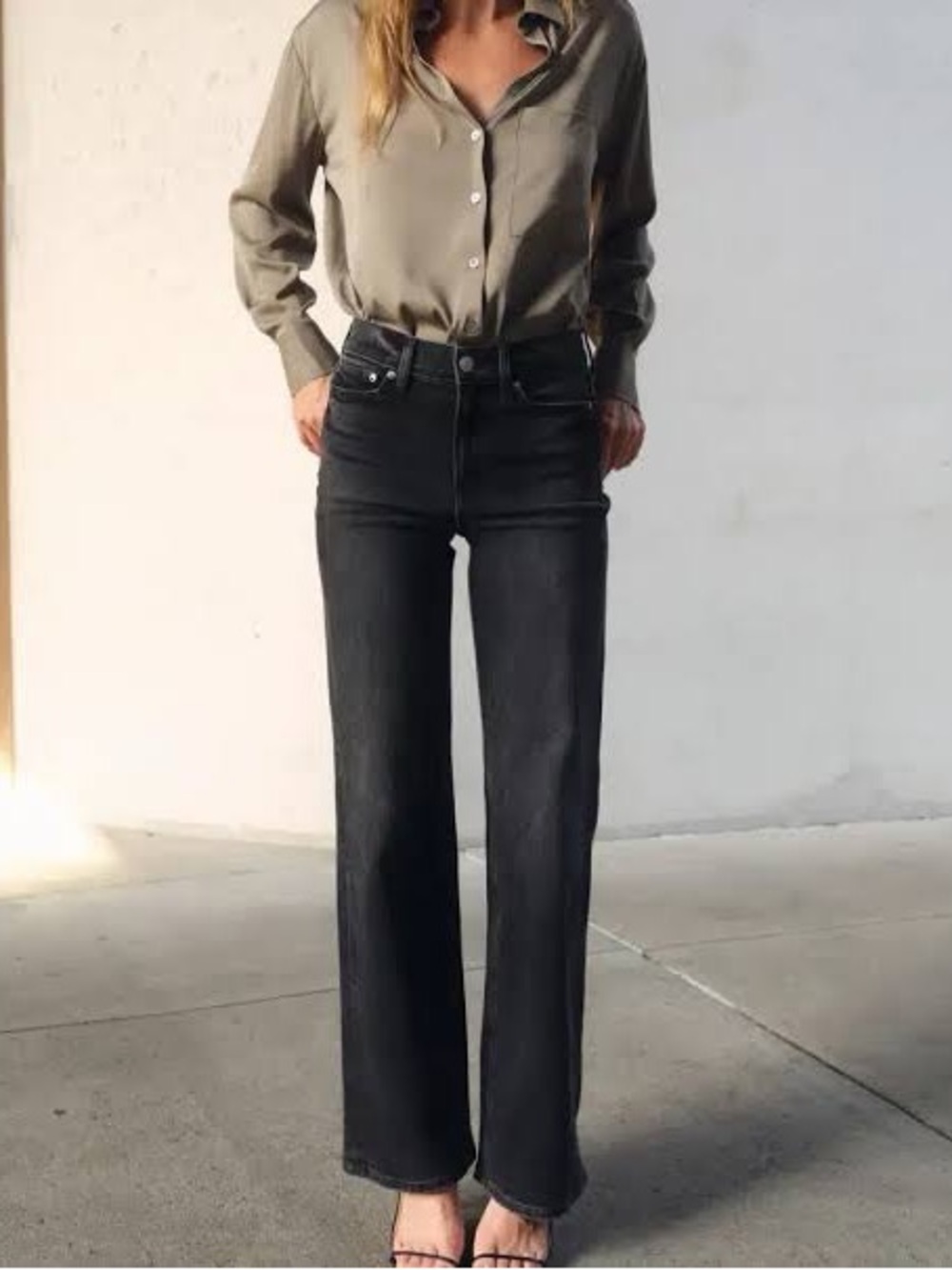 AYR The Secret Sauce in Date Night Black Denim Jeans 24L 33” inseam